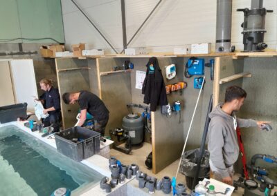 Installation d’un local technique de piscine à usage privé